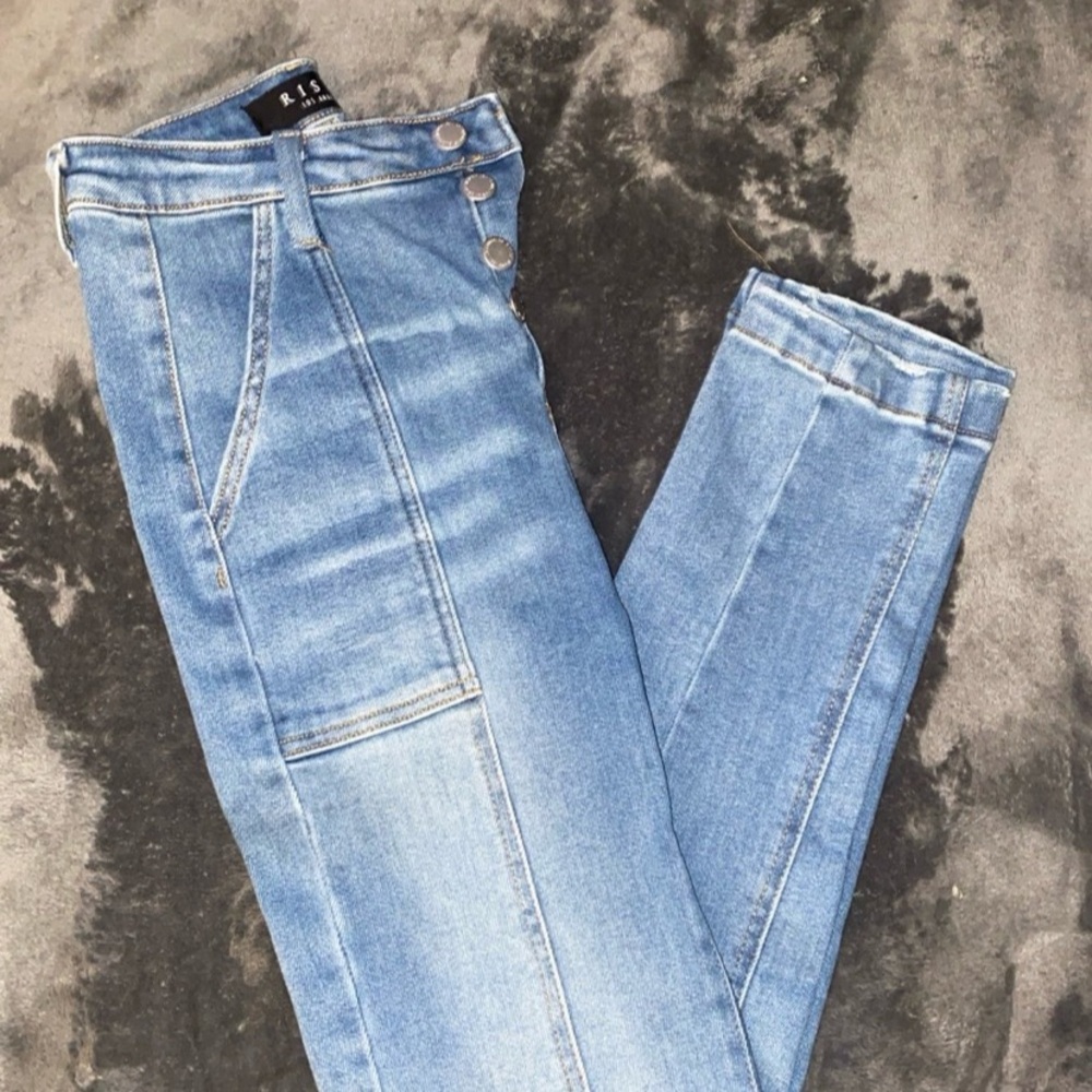 RISEN High-Rise Light Blue Women's Jeans